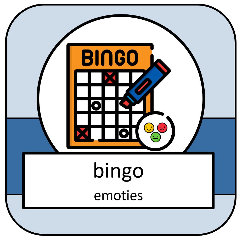 account Warmte Bedienen Bingo emoties - Eduland - Educatief materiaal